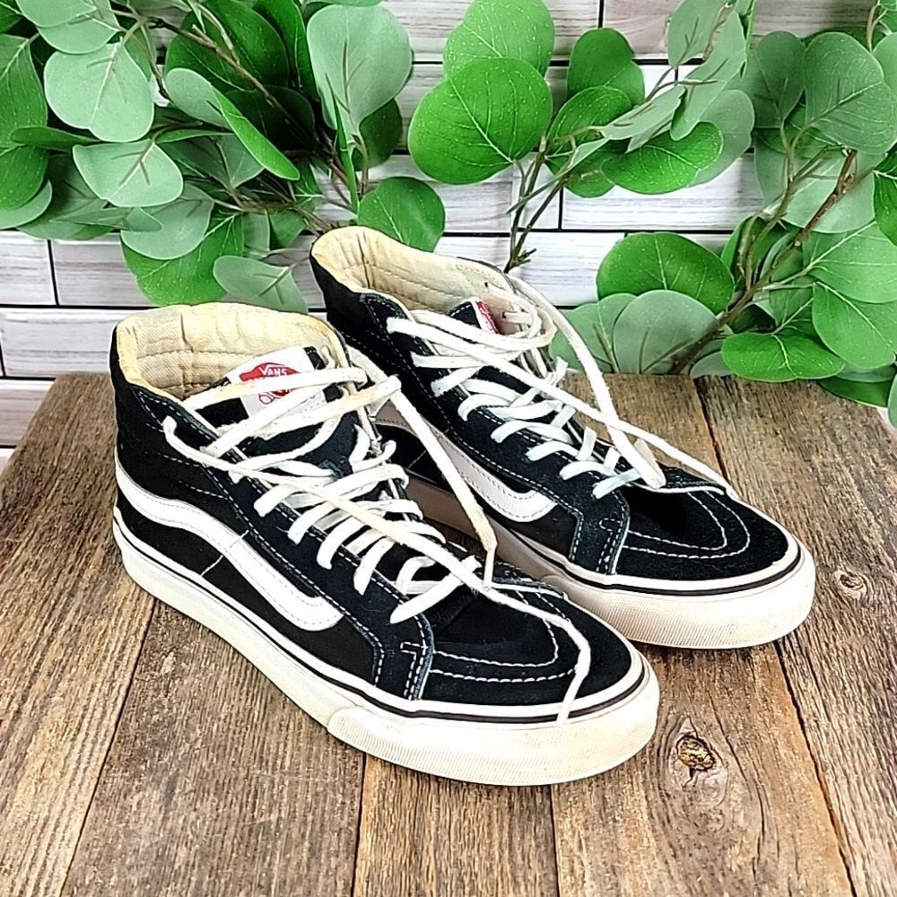 Vans SK8-H1 VR3 shoe Black/Marshmallow color women's 7 Men's 5.5
